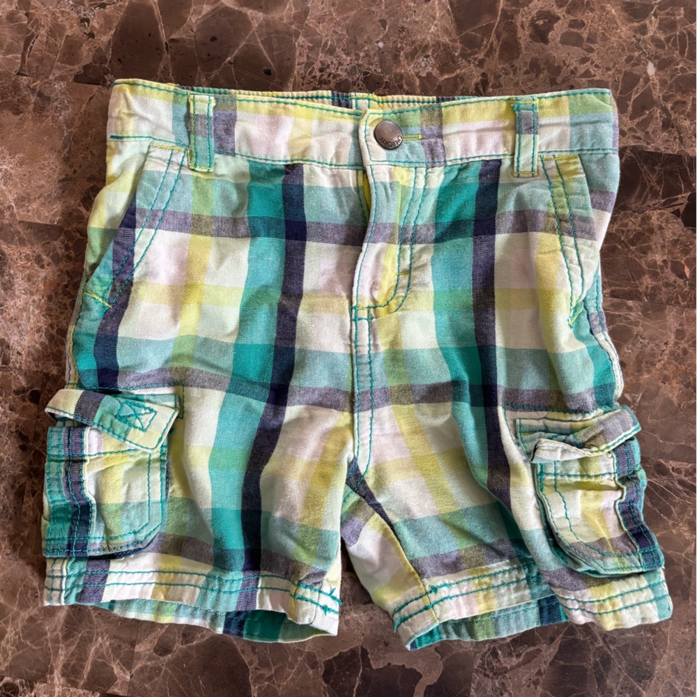 Cherokee Plaid Shirt - Blue and Yellow